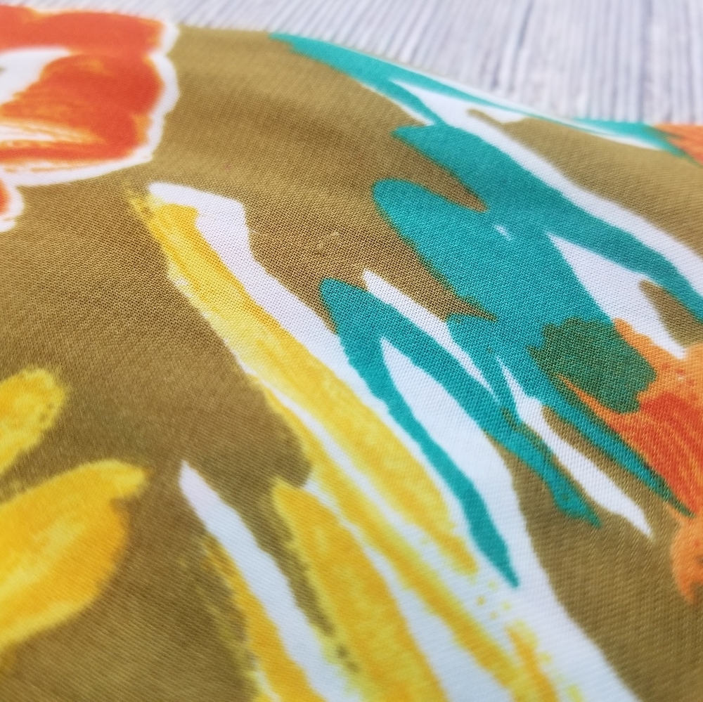 Zara Basic Floral Watercolor Shift Dress - Picture 9 of 10